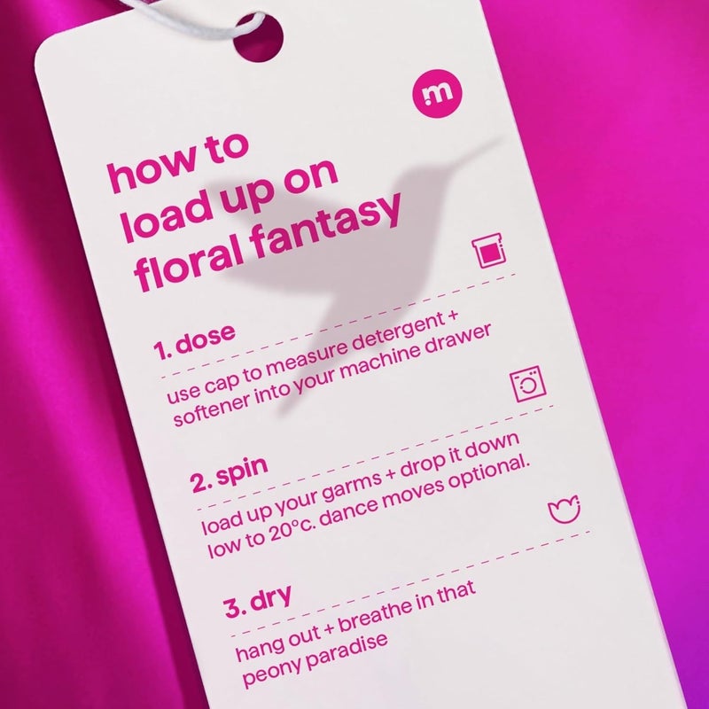 Method Fabric Softener, Softens Clothes & Reduces Static, Fresh Peony Blush Scent, 33 Washes - 990 ml - Image 4